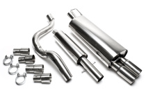 Audi /Seat / VW A3, Leon,  Golf IV A3 Typ 8L, / Leon, Typ 1M, / Golf IV, Typ 1J 1996-2005 Rostfritt Sportavgassystem Catback TA Technix